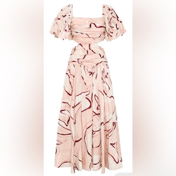 Aje- Marianne Ruched Midi Dress - Picture 3 of 15